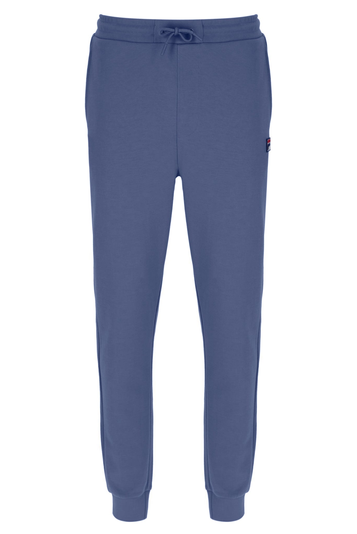 Blue sweatpants on a white background