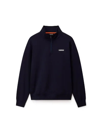 Napapijri Small Box Half Zip Sweatshirt – Blu Marine