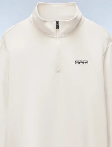 Napapijri Small Box Half Zip Sweatshirt – Beige Dimity