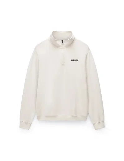 Napapijri Small Box Half Zip Sweatshirt – Beige Dimity