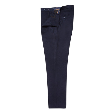 Fratelli Uniti Navy 3pc Suit with Contrast Trim