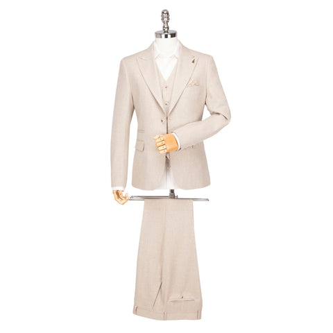 Fratelli Uniti Oatmeal 3pc Suit