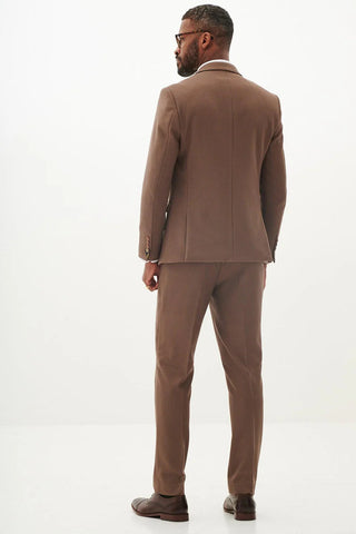 Marc Darcy HM5 Tan Brown Two Piece Suit