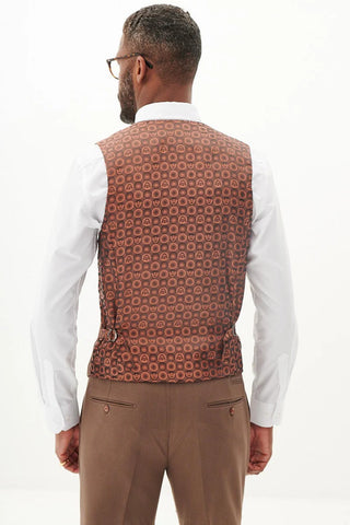 Marc Darcy HM5 Tan Three Piece Suit