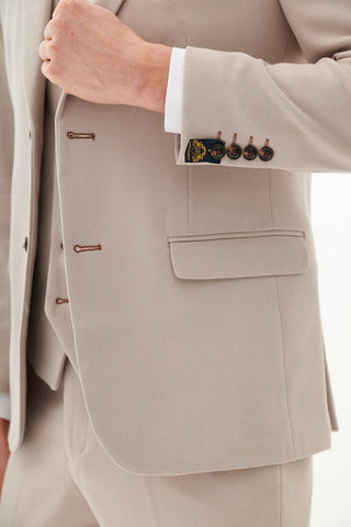 Marc Darcy HM5 - Stone Two Piece Suit