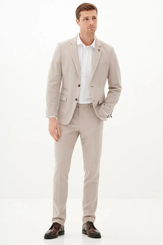 Marc Darcy HM5 - Stone Two Piece Suit