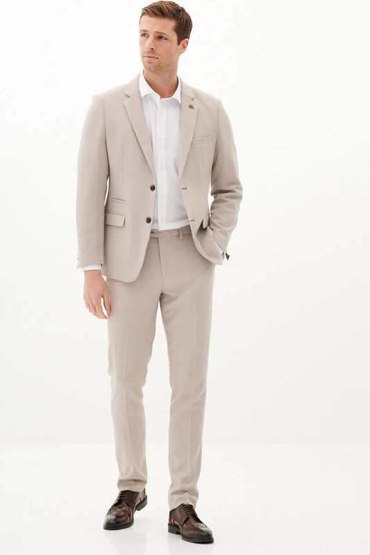 Marc Darcy HM5 - Stone Two Piece Suit