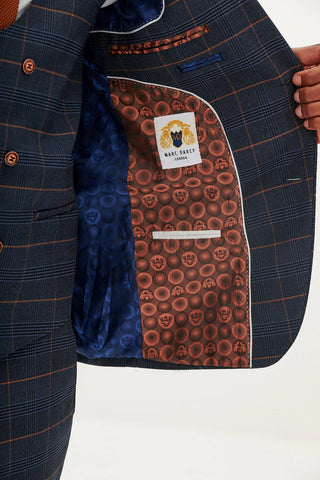 Marc Darcy JENSON - Marine Navy Check Blazer