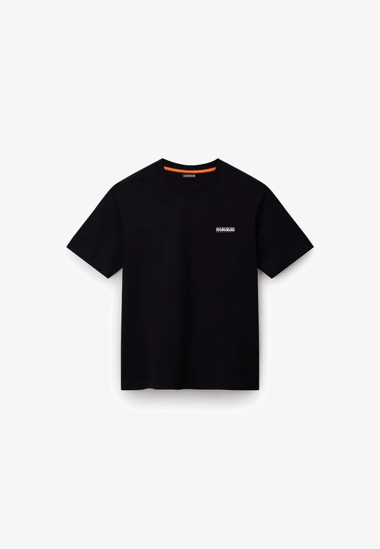 Napapijri Small Box Logo T-Shirt – Black