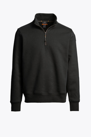 Parajumpers Broad Peak Half-Zip Fleece Sweatshirt – Black