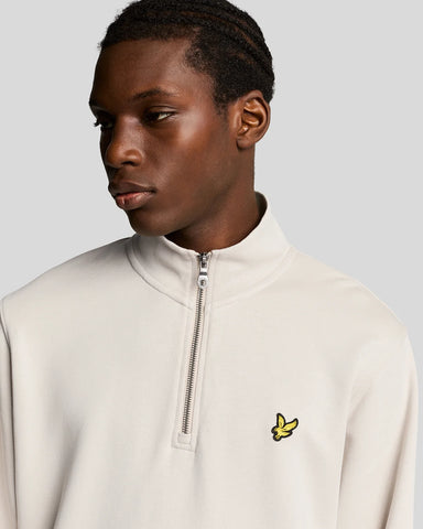 Lyle & Scott Loopback Quarter Zip Sweatshirt – Cove