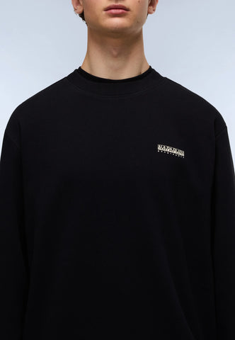 Napapijri Small Box Logo Sweatshirt – Black