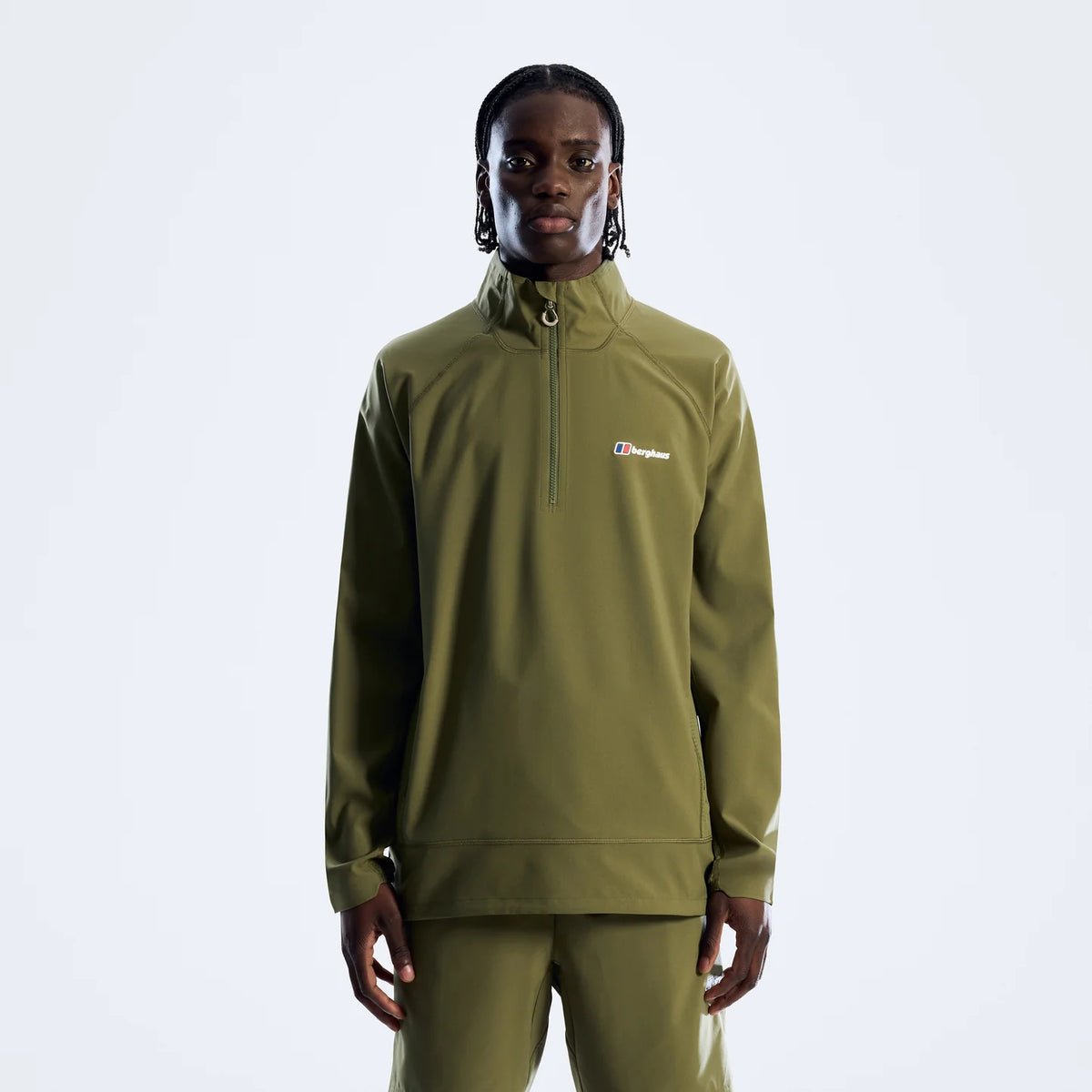 Berghaus Wavertree Half-Zip Top – Dark Green
