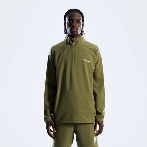 Berghaus Wavertree Half-Zip Top – Dark Green