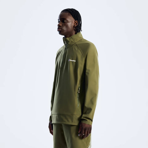 Berghaus Wavertree Half-Zip Top – Dark Green