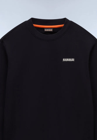 Napapijri Small Box Logo Sweatshirt – Black