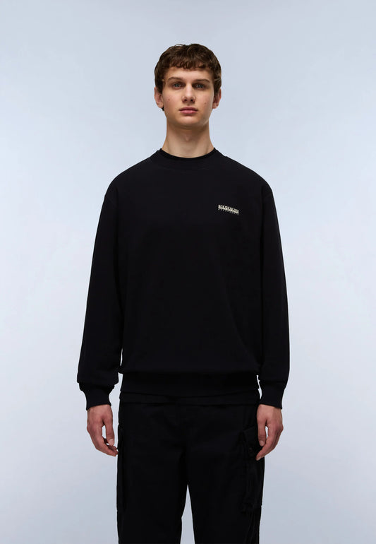 Napapijri Small Box Logo Sweatshirt – Black