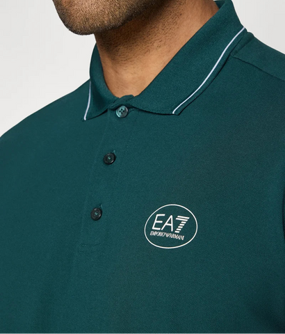 EA7 Tennis Club Polo – Pine