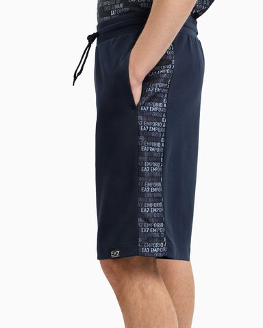 EA7 Logo Series Shorts Navy