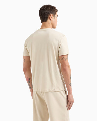 EA7 Visibility Logo T-shirt Beige