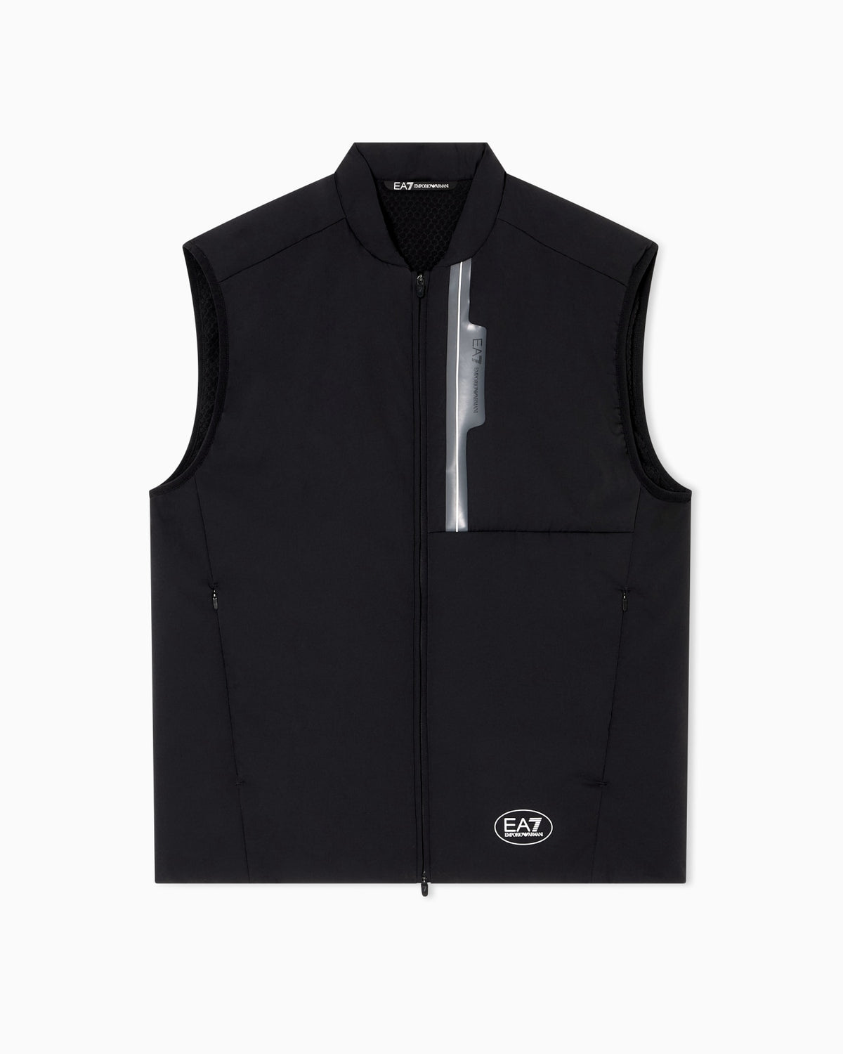 EA7 Golf Pro Gilet in VENTUS7 Technical Fabric – Black