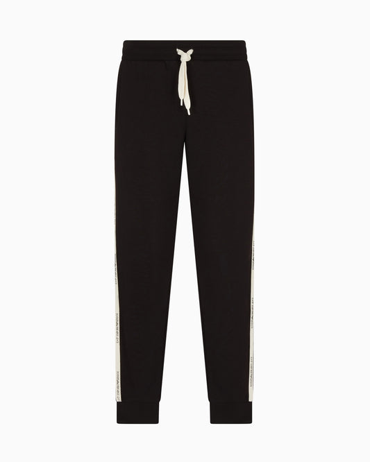 EA7 Logo Tape Detail Joggers – Black
