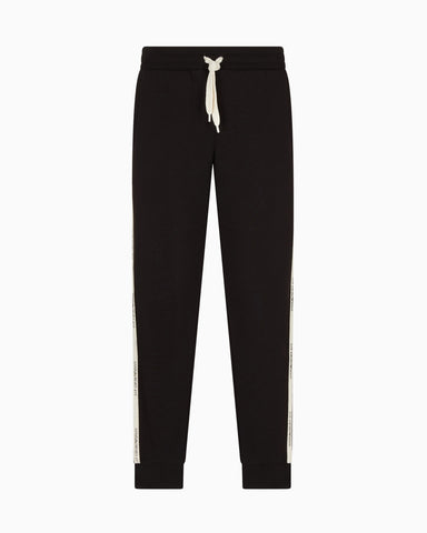 EA7 Logo Tape Detail Joggers – Black