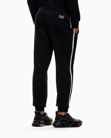 EA7 Logo Tape Detail Joggers – Black