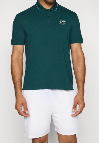 EA7 Tennis Club Polo – Pine