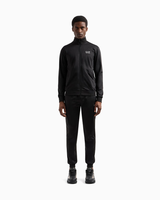 EA7 Technical-Fabric Core Identity Tracksuit – Black