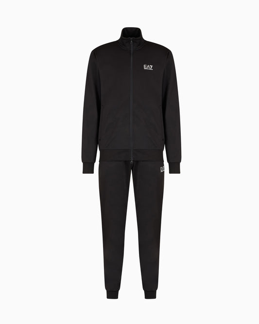 EA7 Technical-Fabric Core Identity Tracksuit – Black