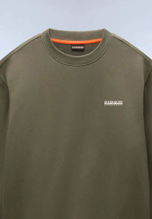 Napapijri Small Box Logo Sweatshirt – Tea Leaf