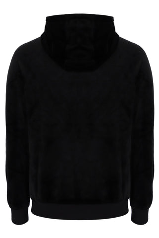 Sergio Tacchini Albi Velour Zip Hoodie – Black / Gold