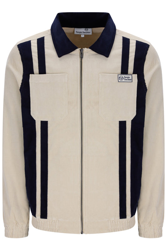 Sergio Tacchini Amico Corduroy Jacket – Peyote/Maritime Blue