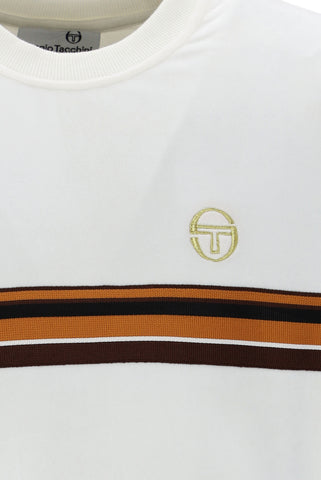 Sergio Tacchini Ayme Velour T-Shirt – Gardenia