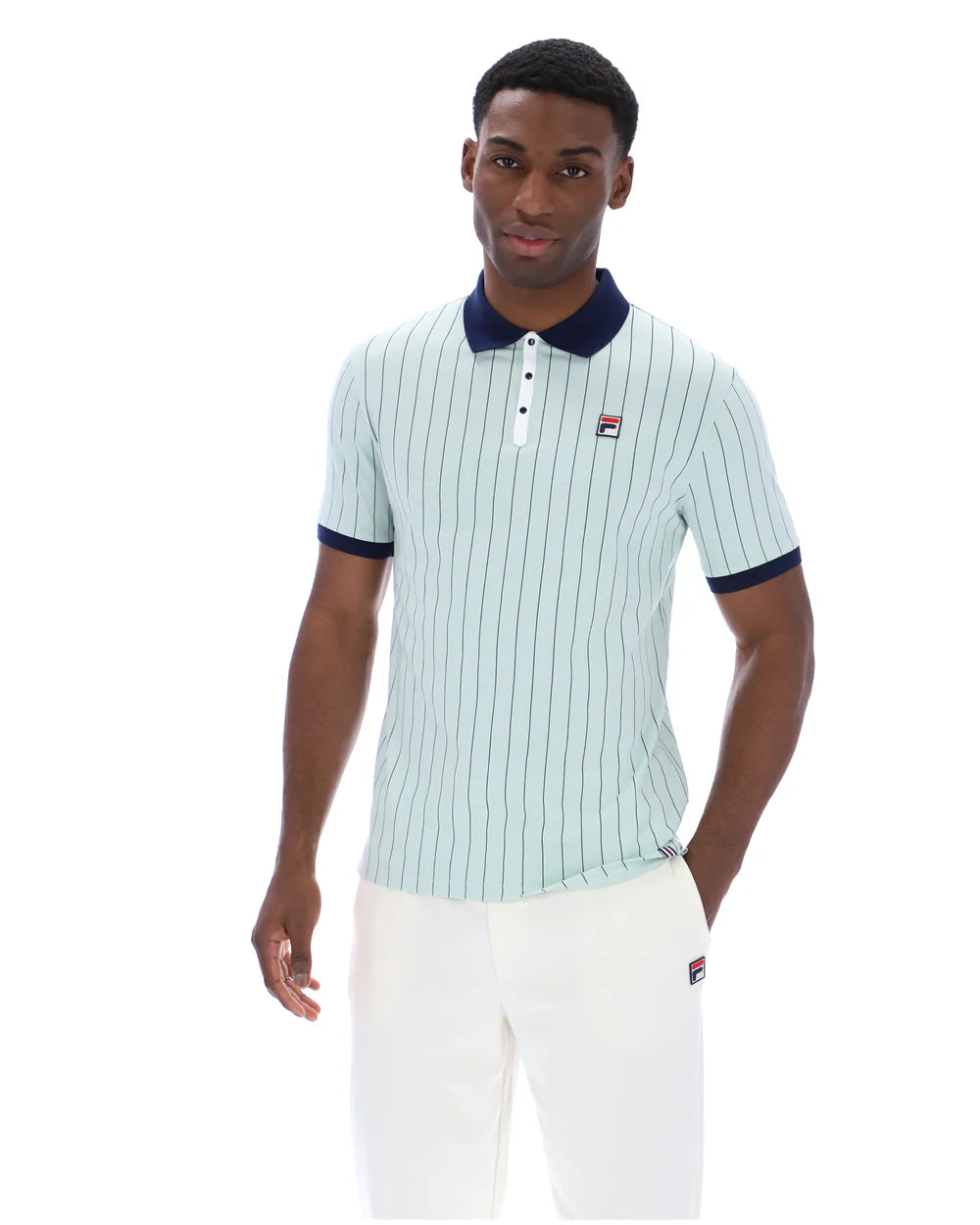 Fila BB1 Classic Vintage Striped Polo – Surf Spray