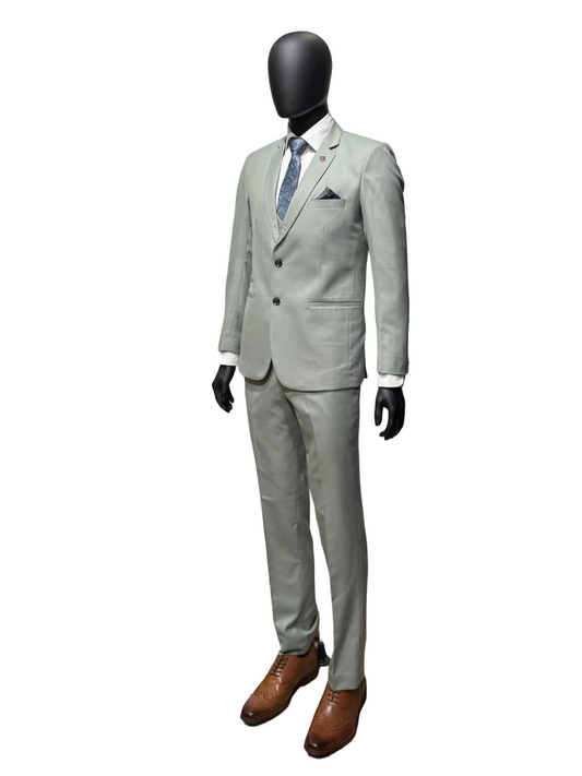 Hidden Hero Three Piece Suit Sage