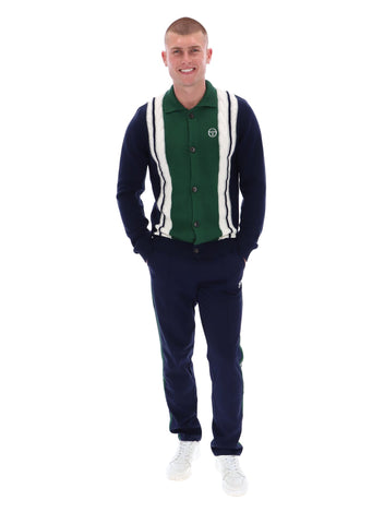 Sergio Tacchini Bruni Knit Cardigan – Maritime Blue / Eden