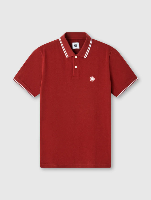 Pretty Green Barton Polo Dark Burgundy