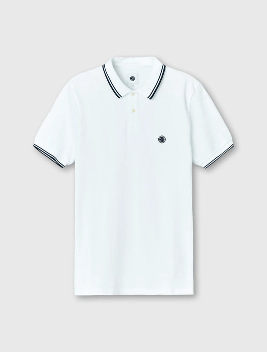 Pretty Green Barton Polo – White