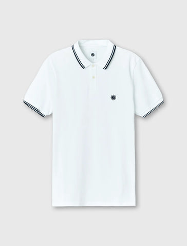 Pretty Green Barton Polo – White