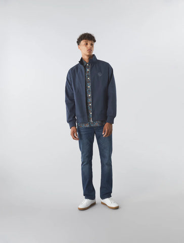 Pretty Green Walker Harrington Jacket Navy