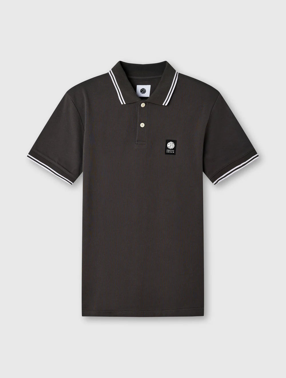 Pretty Green Rayner Polo – Charcoal
