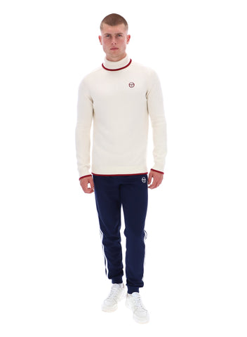 Sergio Tacchini Caruso Roll Neck Knit Jumper – Gardenia