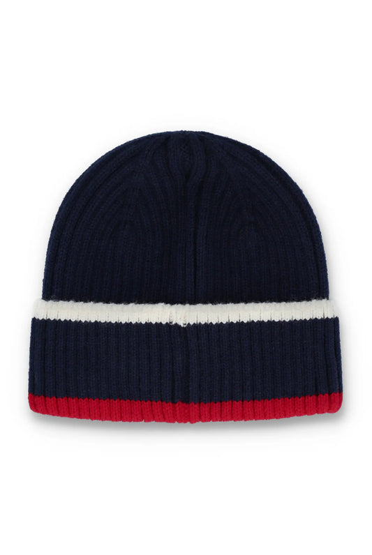 FILA Ciro Ribbed Turn-Up Beanie – Navy