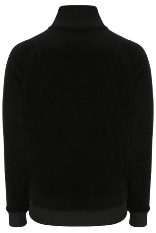 Sergio Tacchini Court Velour Track Top – Black