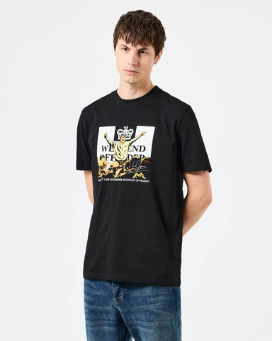 Weekend Offender Leo Gregory Graphic T-Shirt Black