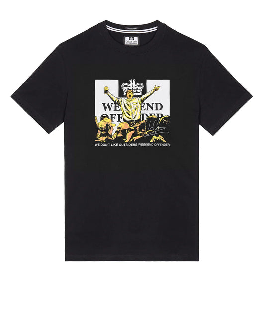 Weekend Offender Leo Gregory Graphic T-Shirt Black