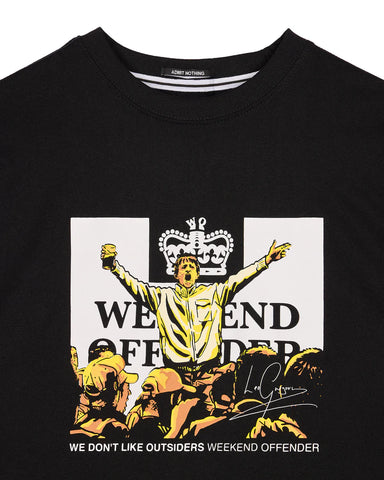 Weekend Offender Leo Gregory Graphic T-Shirt Black