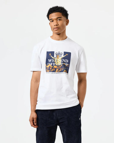 Weekend Offender Leo Gregory Graphic T-Shirt White
